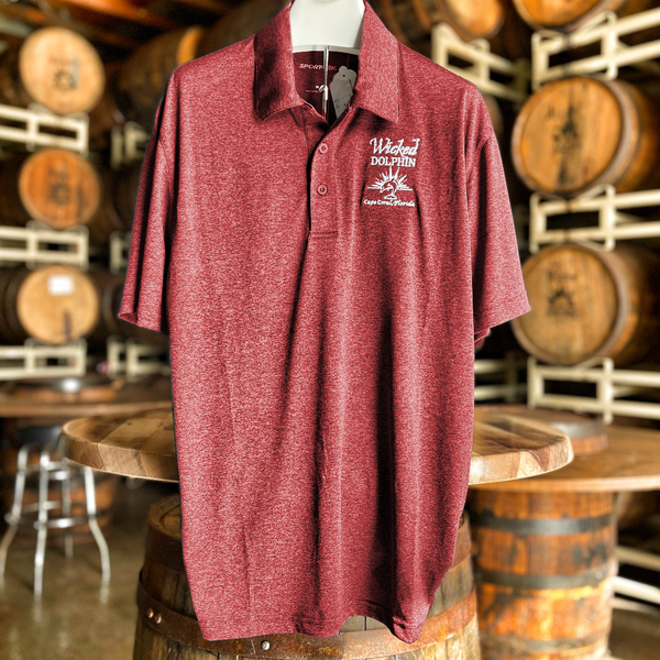 Wicked Dolphin Polo Tee with Logo