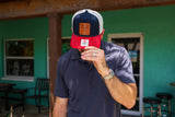 Leather Patch Trucker Hat