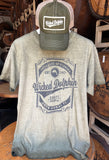 Oil Wash Vinyl shirt/Hat combo