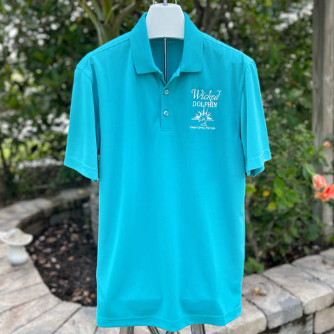 Wicked Dolphin Polo Tee with Logo